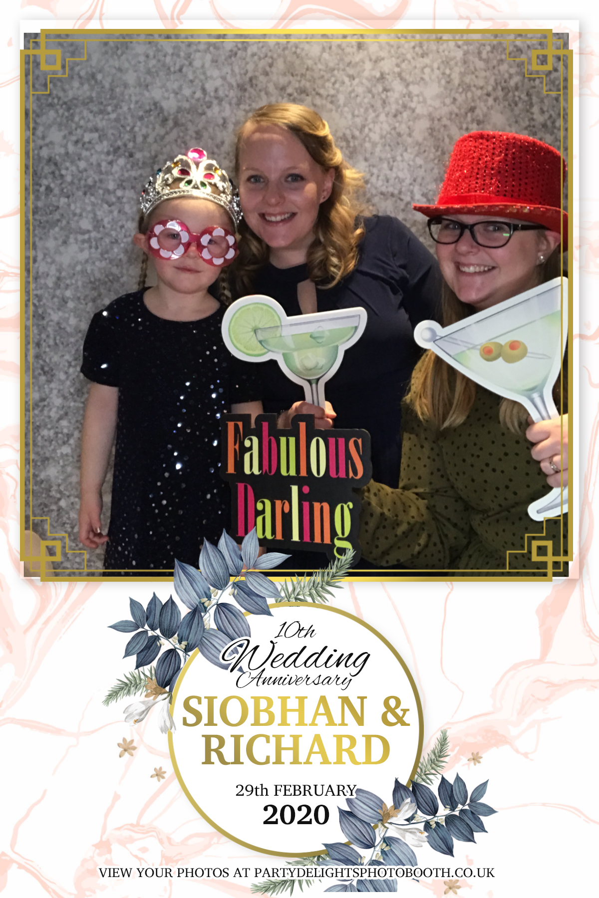 Siobhan and Richards Vow renewal  | View more photos from the event at gallery.partydelightsphotobooth.co.uk/u/PartyDelightsPhotoBooth/Siobhan-and-Richards-Vow-renewal